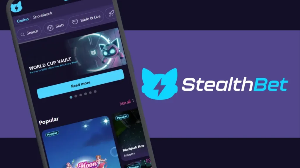 StealthBet Casino Home Image